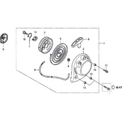 Recoil Starter for Honda UMK435UE