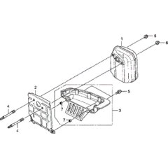 Muffler Assembly for Honda UMK435UE