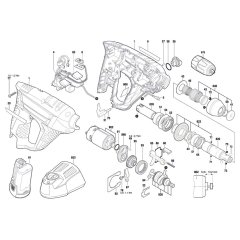 Rotary Hammer Assembly for Bosch