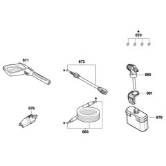 Bosch UniversalAquatak 130 Assembly
