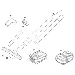 Battery Vacuum Cleaner Assembly