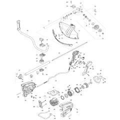 Makita UR012G Trimmer Assembly
