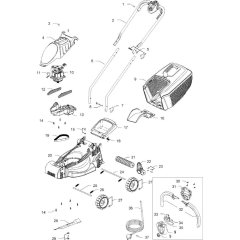 Flymo VENTURER 32 Assembly