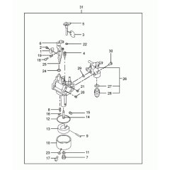 Carburettor Assembly for Wacker VP1550R