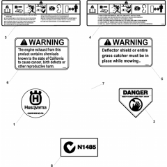 Decals for Husqvarna W21 K