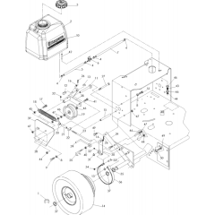 Drive Assembly for Husqvarna W3613P