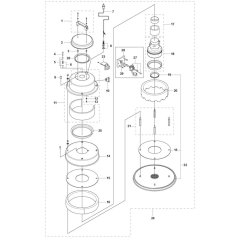 Motor Assembly for Husqvarna W 70 P