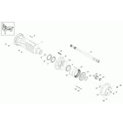 Axle Case & Wheel Hub Assembly