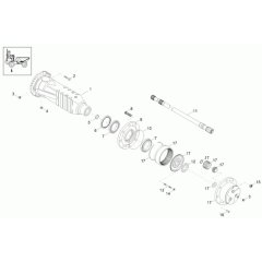 Axle Case & Wheel Hub Assembly