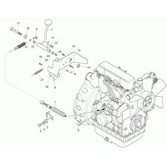 Speed Actuator for Neuson 1001