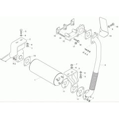 Exhaust Assembly for Wacker 1501