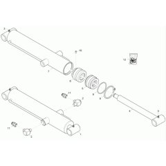 Tilt Ram Assembly for Neuson 1601