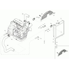 Combi-Cooler for Neuson 1601
