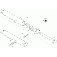 Tilt Ram Assembly for Wacker 1601