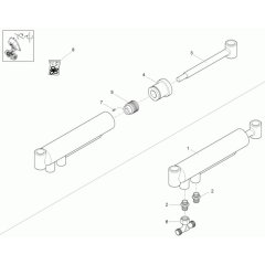 Boom Offset Cylinder Assembly