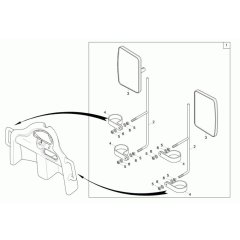 Mirror Assembly for Wacker 1601
