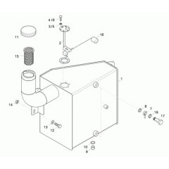 Fuel Tank Assembly for Wacker