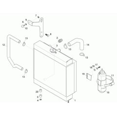 Combi-Cooler for Wacker 2001