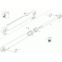 Bucket Tilt Cylinder Assembly