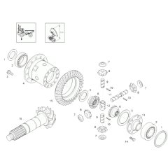 Differential Axle Rear Assembly