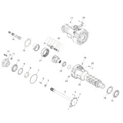 Axle Case & Wheel Hub Assembly