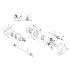 Axle Case & Wheel Hub Assembly