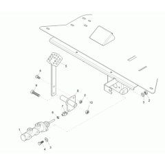 Foot Brake Assembly for Wacker 3001AE