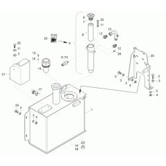 Hydraulic Tank for Wacker 3001AE