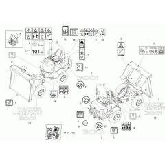 Decals for Wacker 3001AE