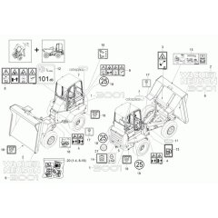Wacker 3001AE Dumper Decals