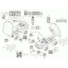 Decals for Wacker Dumper