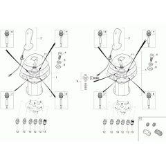 Joystick Assembly for Wacker 38Z3