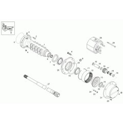 Axle Case & Wheel Hub Assembly