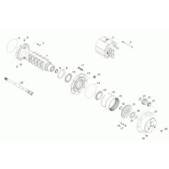 Axle Case & Wheel Hub Assembly