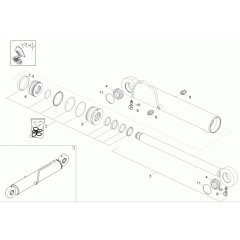 Bucket Tilt Cylinder Assembly