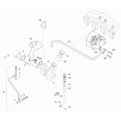 Turbocharger for Wacker 6001
