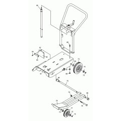 Wheel Assembly for Wacker BFS 100