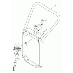Handle Assembly for Wacker BFS 100