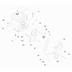 Drive Assembly for Wacker BFS 130