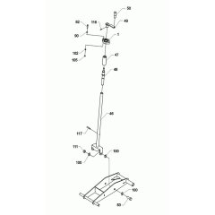 Crank Assembly for Wacker BFS 130