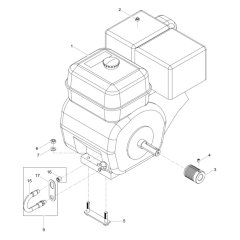 Engine Assembly for Wacker BFS 1350