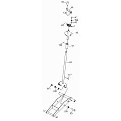 Crank Assembly for Wacker BFS 16