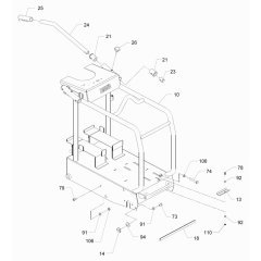 Frame Assembly for Wacker BFSX 130