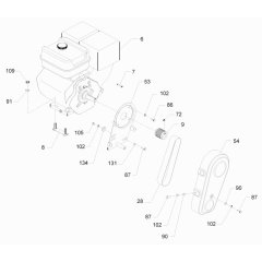 Drive Assembly for Wacker BFSX 130