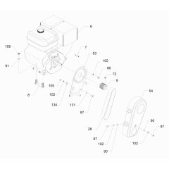Drive Assembly for Wacker BFSX 90
