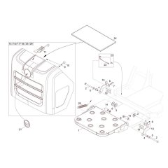 Step Plate Assembly for Wacker DT05