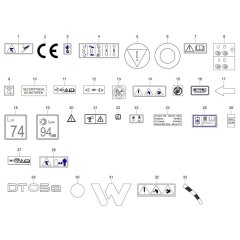 Wacker DT05e Decals