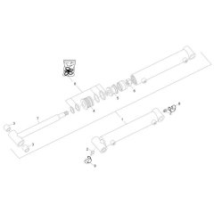 Cylinder Assembly for Wacker DT08