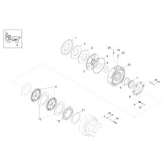 Brake Assembly for Wacker DV100