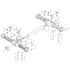 Axle Assembly for Wacker DV100